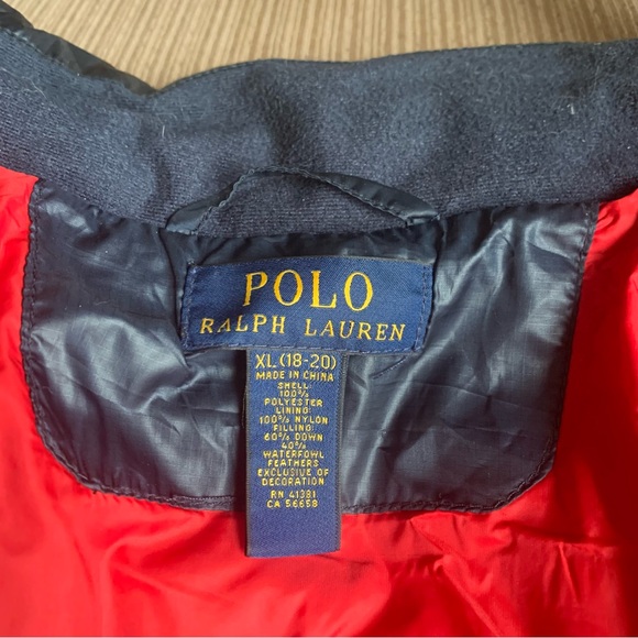 Boys polo puffer jacket, xl - Picture 5 of 7